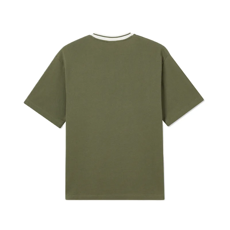 Футболка мужская Lacoste с круглым вырезом, разноцветная, лето — фото 3