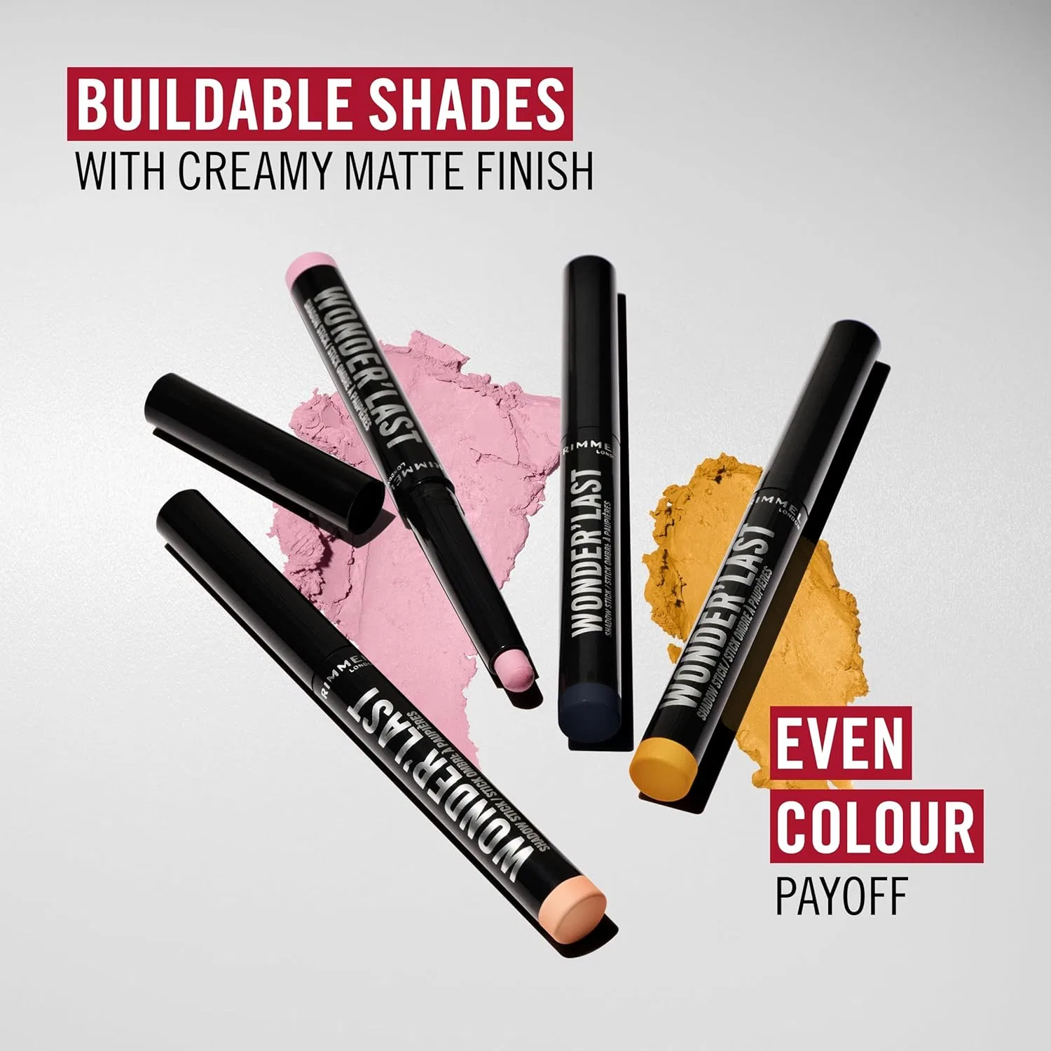 Тени для век Rimmel Wonder Last Eye Shadow Stick, матовые, Blueberry BBY, 1.6 г — фото 4