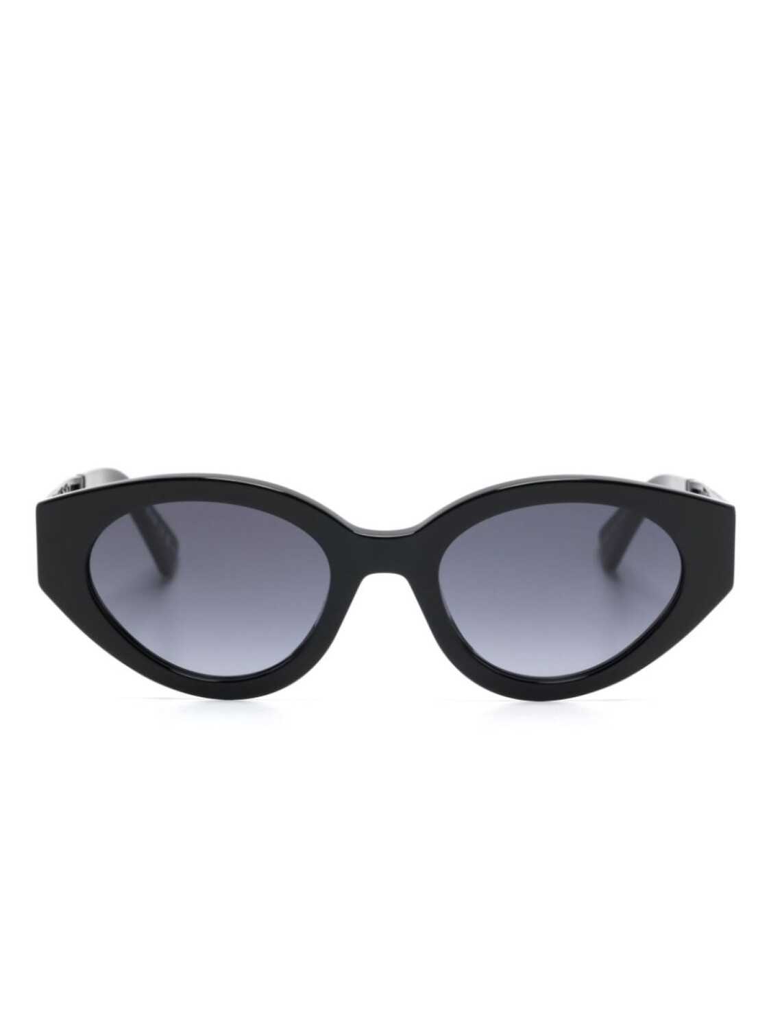 

Солнцезащитные очки в овальной оправе Moschino Eyewear, черный
