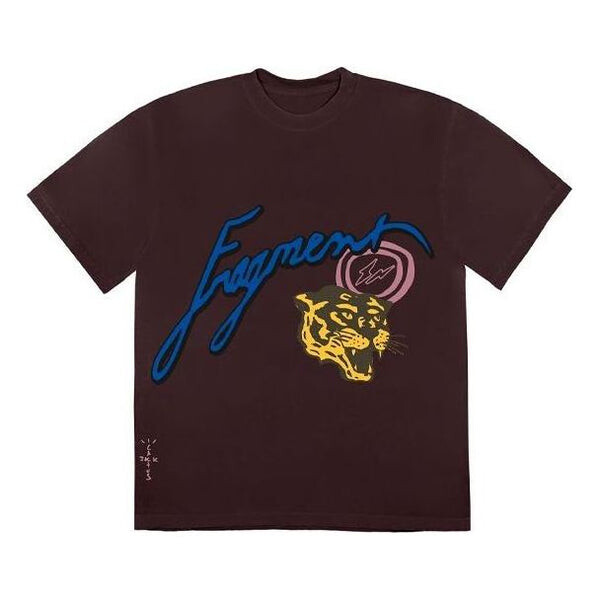 

Футболка cactus jack for fragment icons tee 'brown' Travis Scott, коричневый