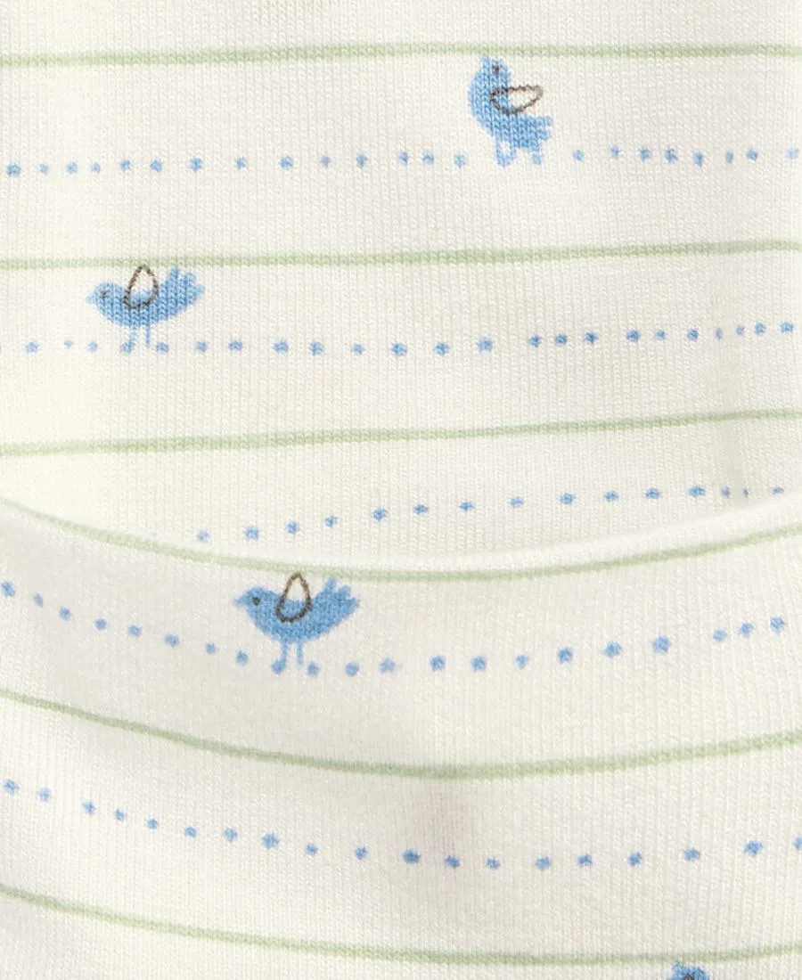 Детский комбинезон Everyday Baby Essentials для мальчиков с принтом птиц и двусторонней молнией First Impressions, серый — фото 4