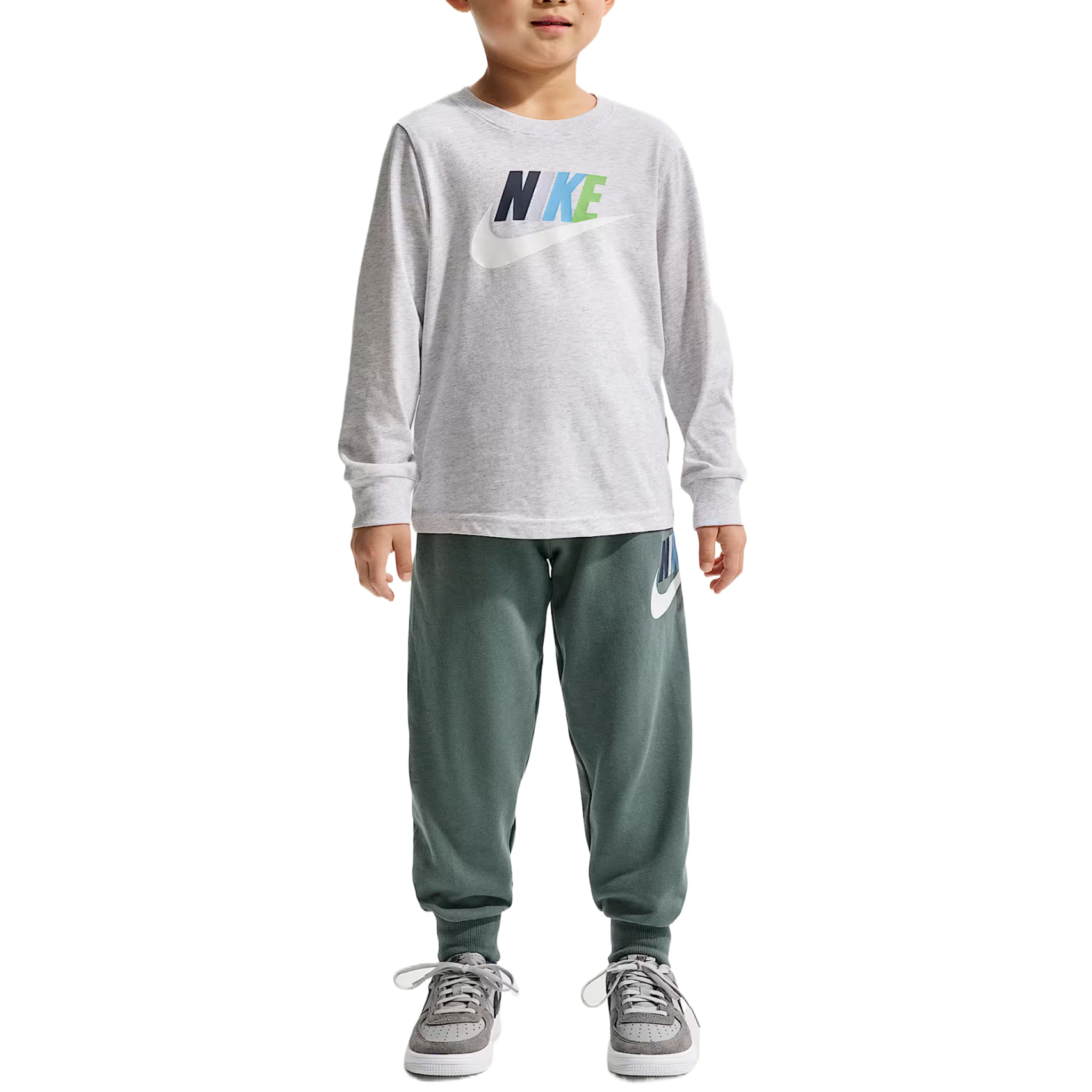 

Детский спортивный комплект Casual Sportswear 2 Piece Set Nike, mineral slate синий