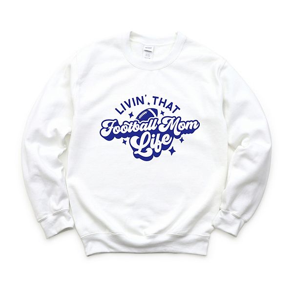

Свитшот Livin' that football mom life Simply Sage Market, White, Белый, Свитшот Livin' that football mom life Simply Sage Market, White