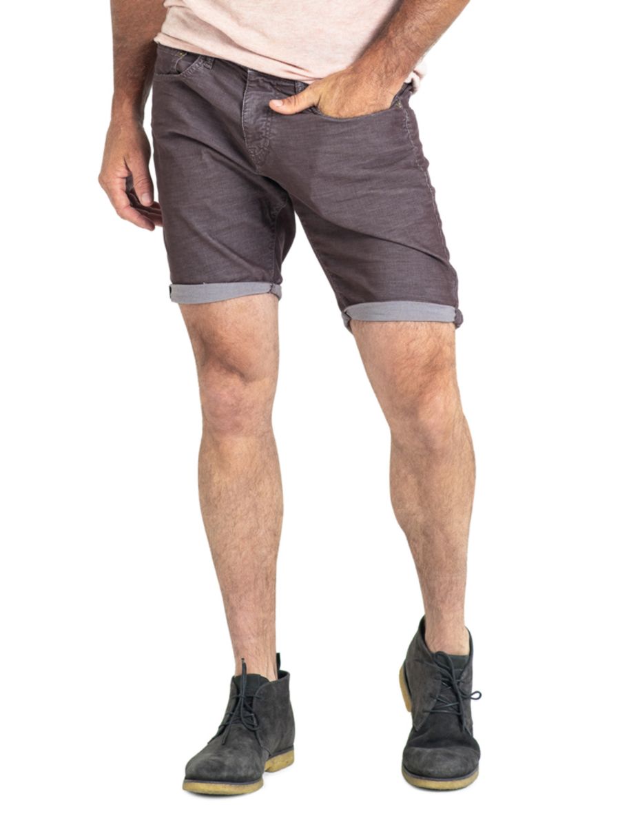 

Вельветовые шорты Rustic Cordour средней посадки с плоским передом Stitch's Jeans, цвет Bourbon
