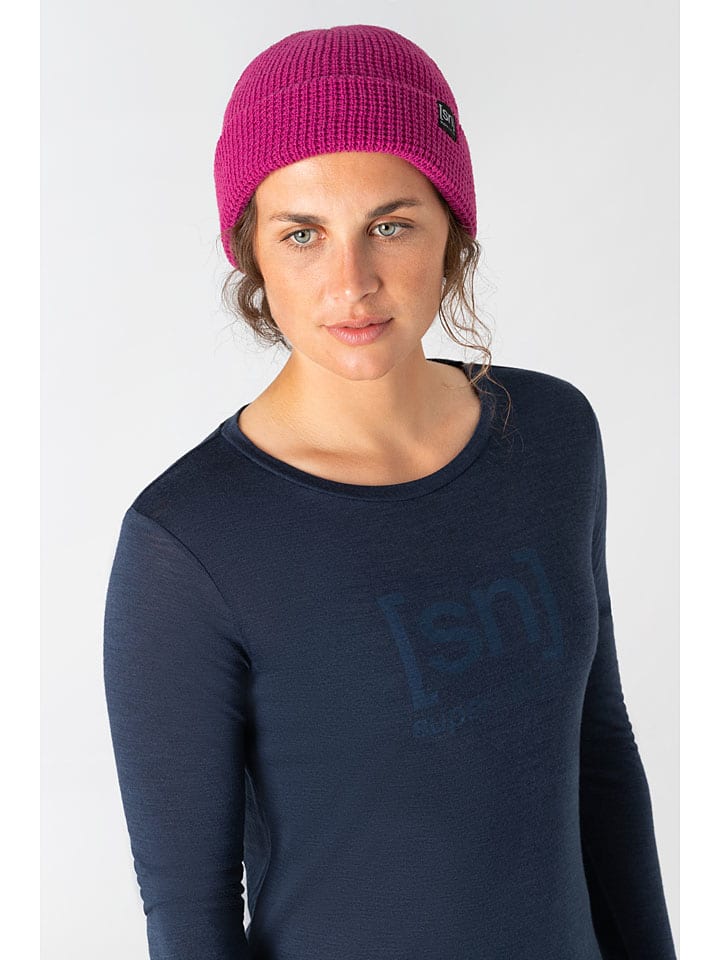 

Super.natural Шапка "Город" розового цвета