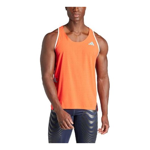 

Топ adidas Adizero Running Singlet Logo 'Bright Orange', оранжевый