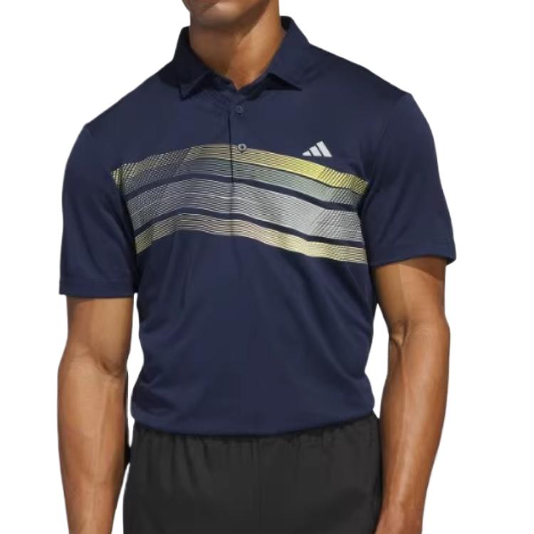 Adidas Polo Shirt Men's College Navy — фото 3
