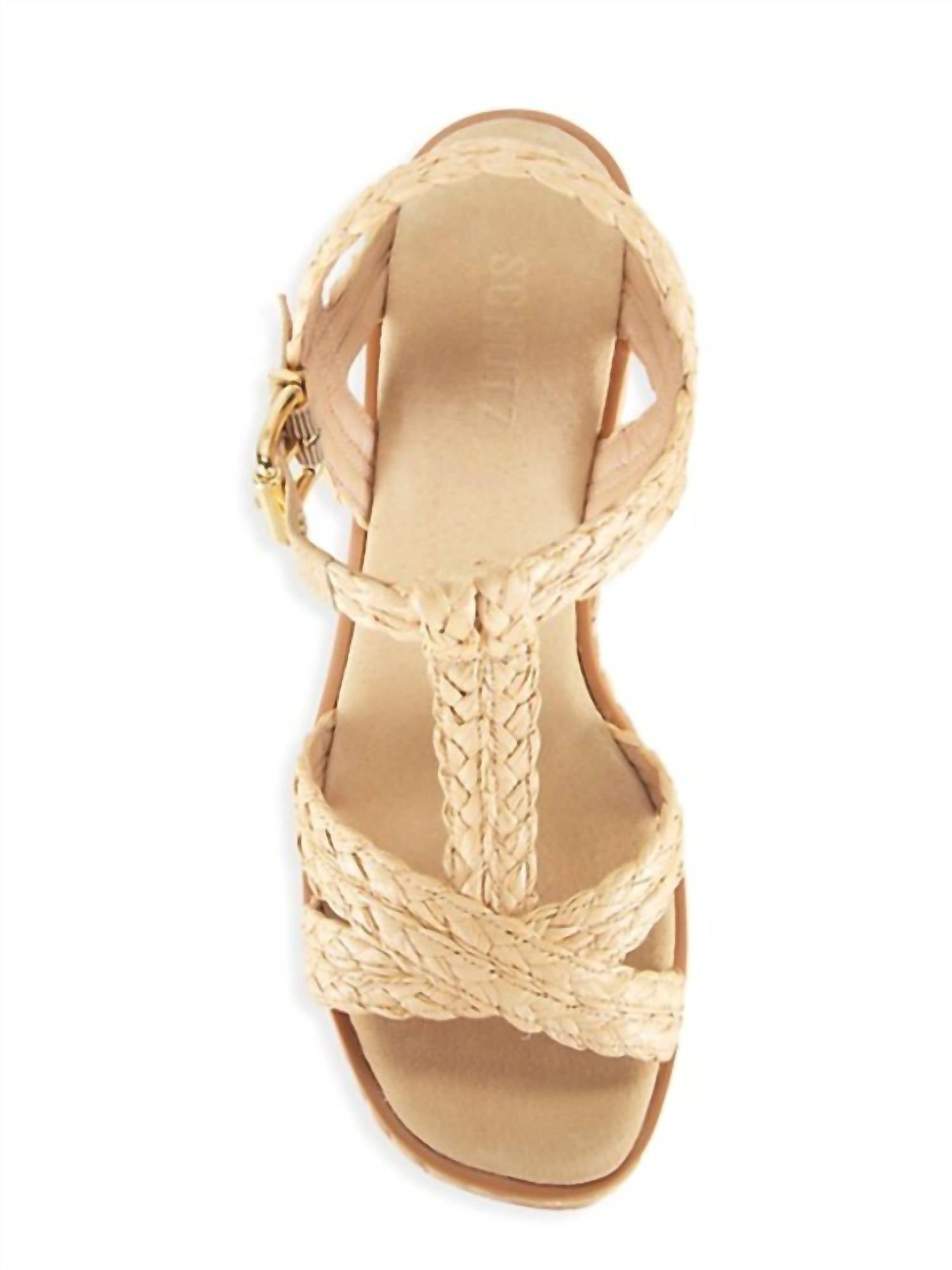Женские босоножки на танкетке Panna в цвете Light Nude SCHUTZ, Light Nude — фото 3