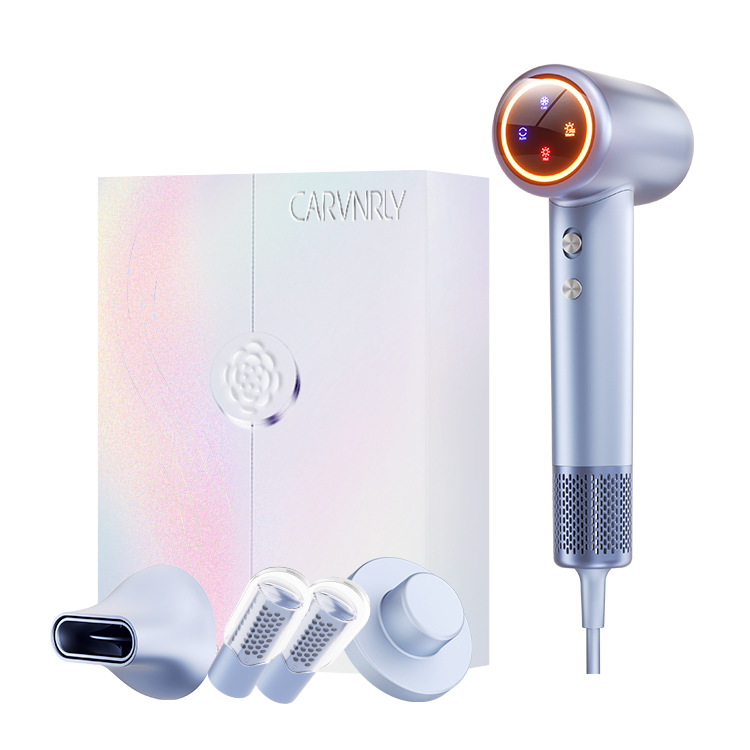 

Фен для волос с отрицательными ионами Carvnrly, Glacier Silver Essence Gift Set