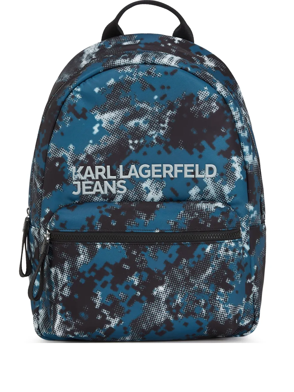 

Рюкзак с камуфляжным принтом Karl Lagerfeld Jeans, синий