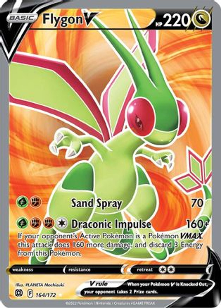 

Карточная игра Flygon V 164/172 - Brilliant Stars Holofoil