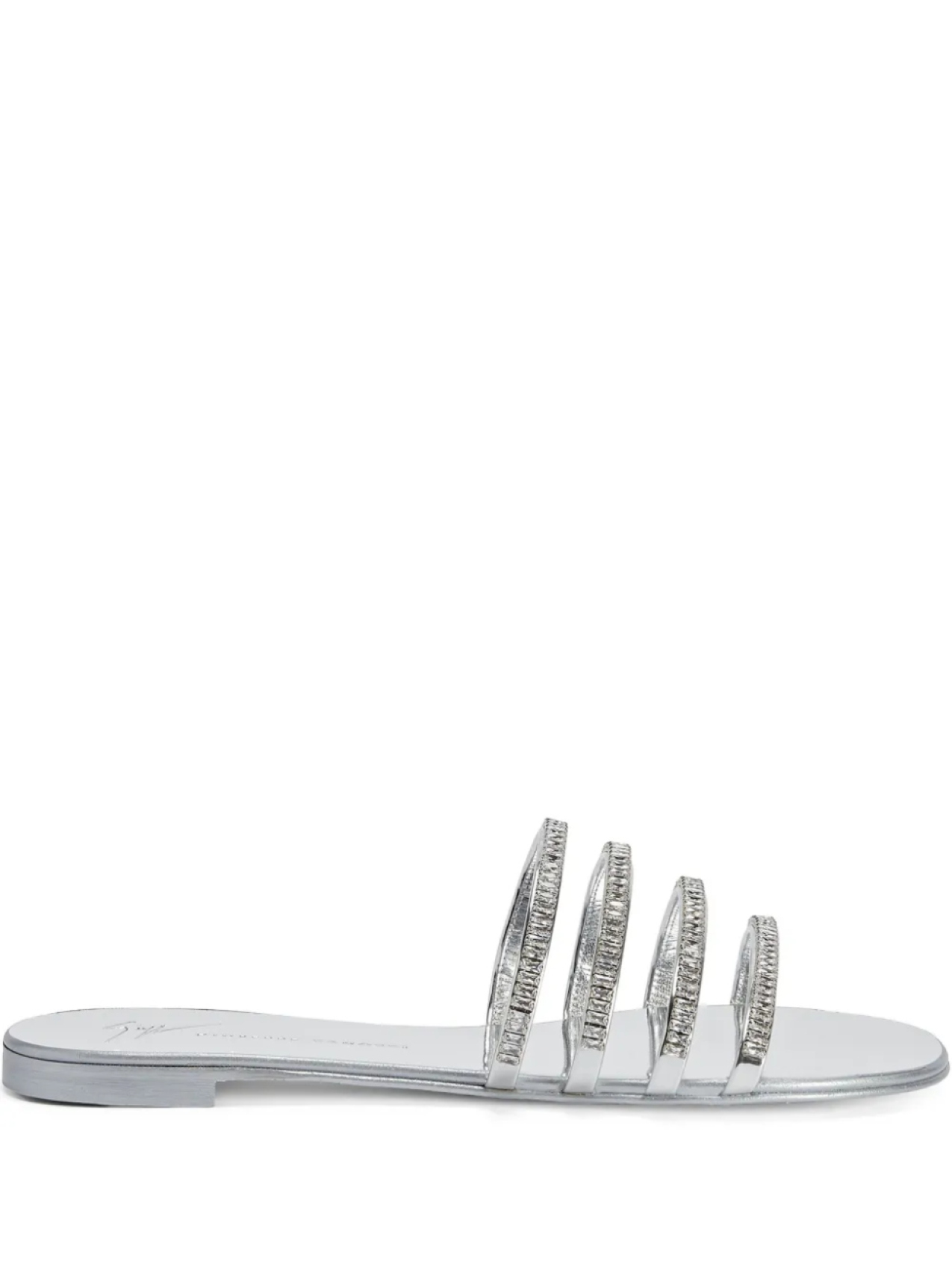 Босоножки Giuseppe Zanotti Iride, серебристый