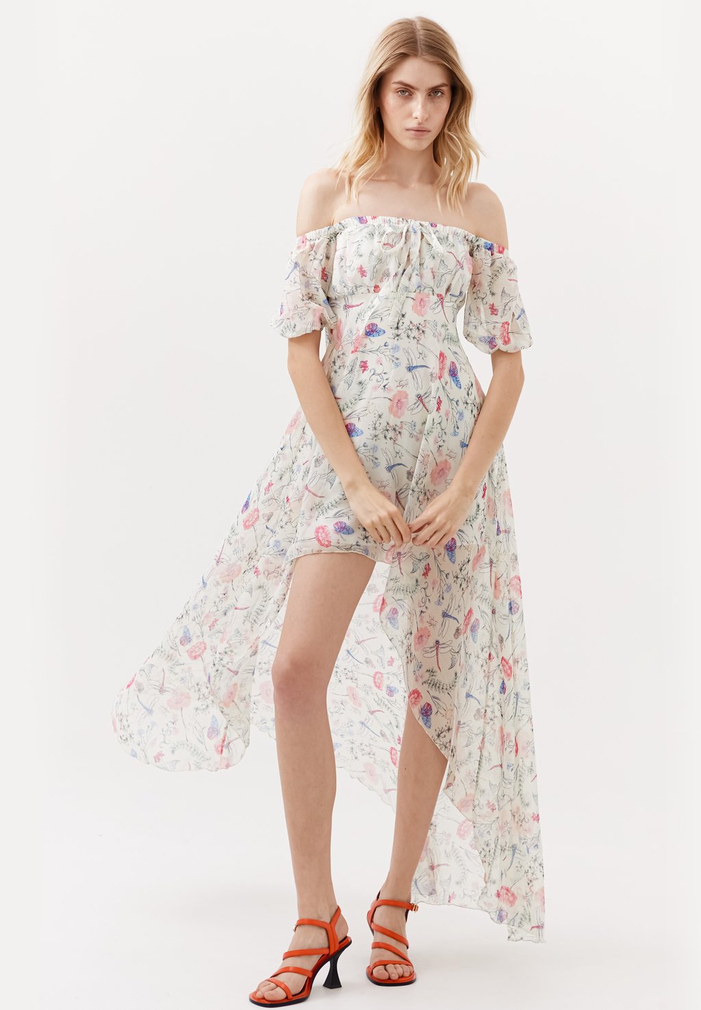 

Платье макси FLORAL GEPUR, белый