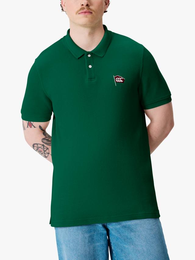 

Классическая поло CCC Pique Canterbury, Green Stripe