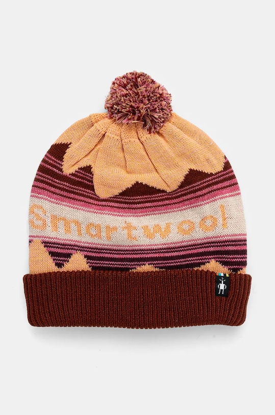

Шапка с добавлением шерсти Smartwool, оранжевый