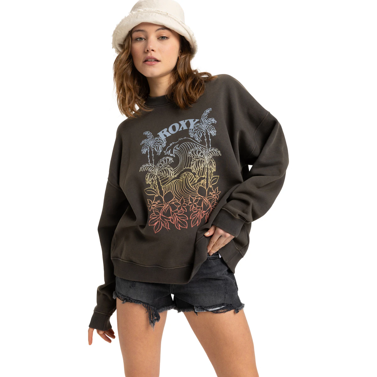 

Женская линейка Roxy Свитшот, чёрный