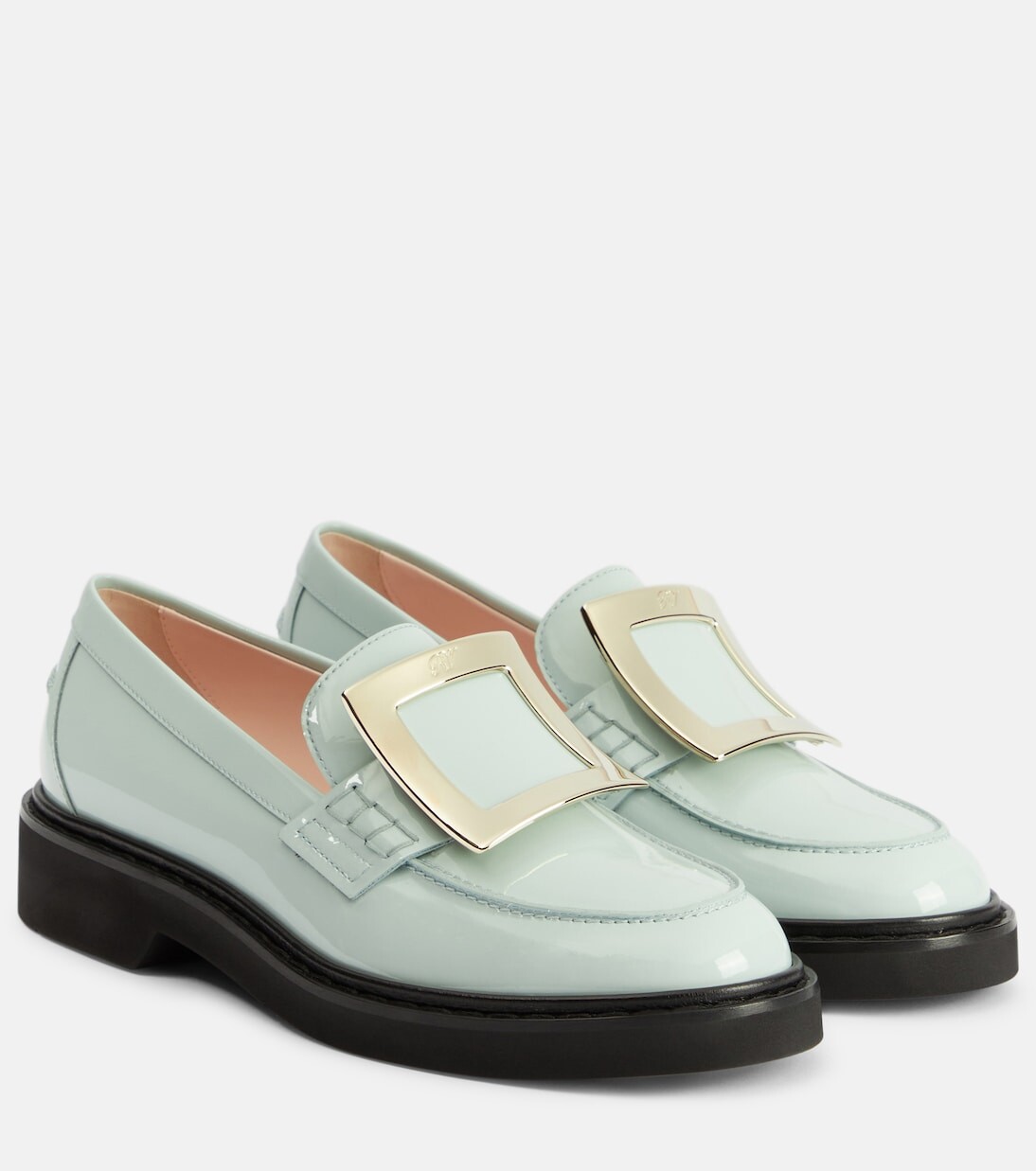 Лакированные лоферы viv' rangers Roger Vivier, синий