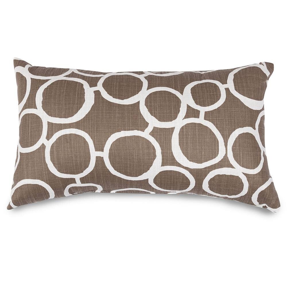 

Продолговатая декоративная подушка Majestic Home Goods Fusion, цвет Mocha