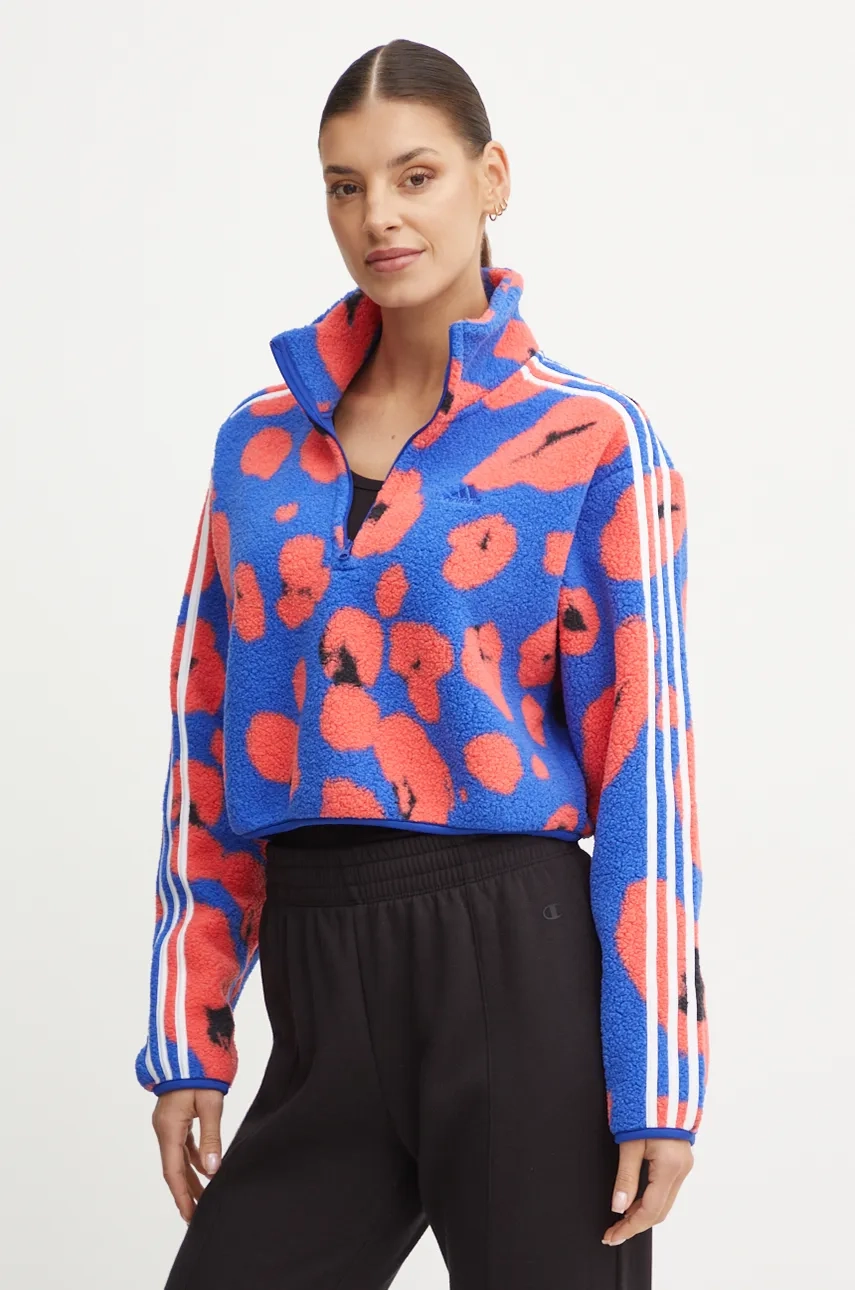 

Толстовка из флиса с изображением животных adidas, синий