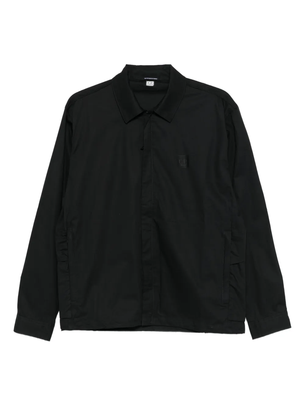 

Хлопковая куртка с логотипом C.P. Company, черный