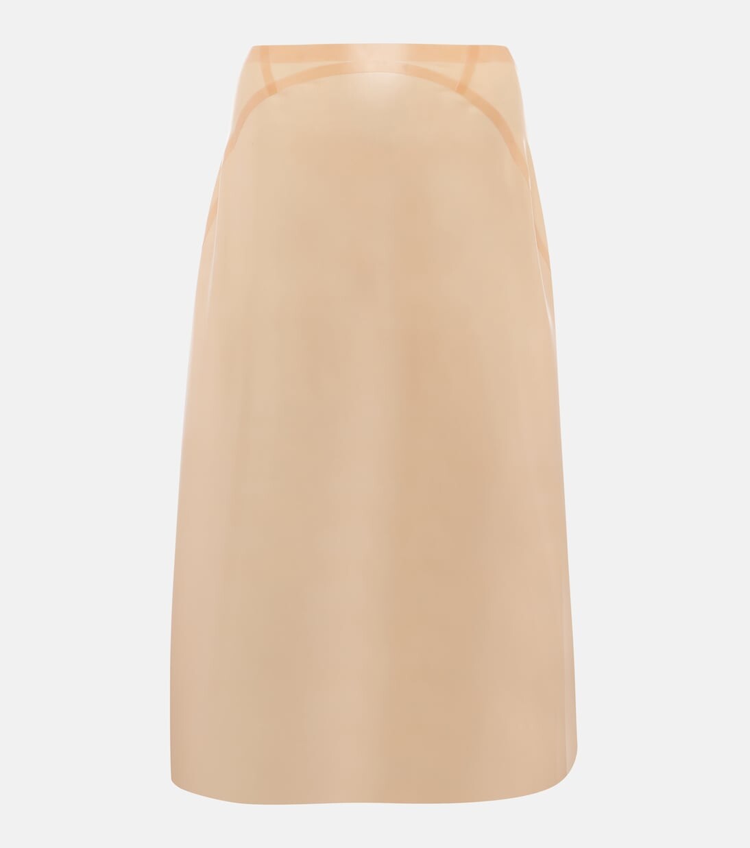 

Юбка-карандаш с высокой посадкой Alaïa, розовый