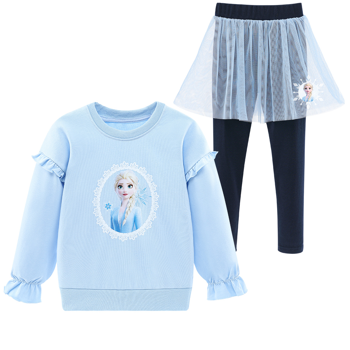 

Disney Повседневная спортивная одежда синяя для детей от 3 до 7 лет