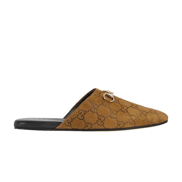 Мюли Gucci Wmns Horsebit Mule, GG Brown