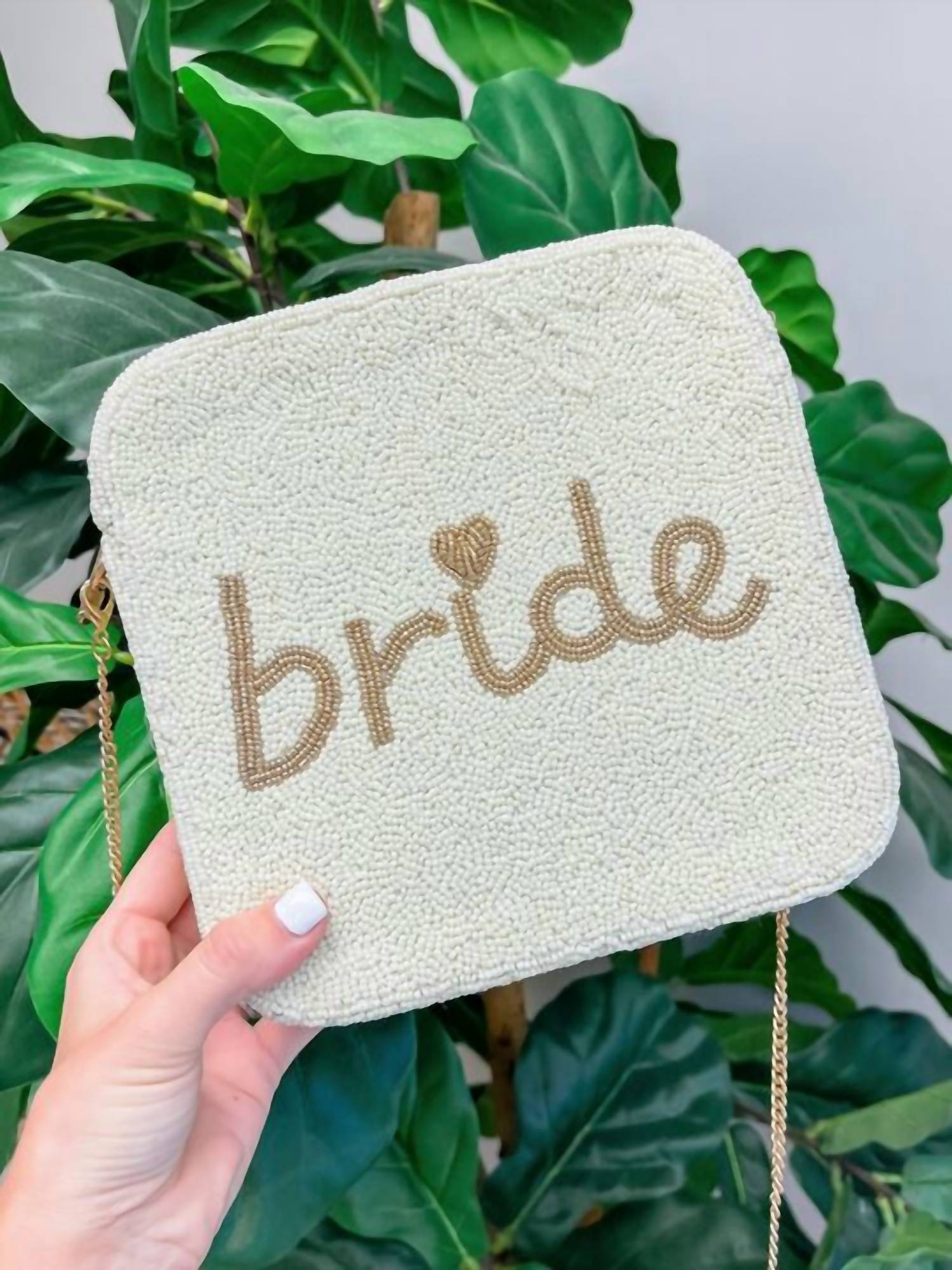 

Сумка Bride с квадратным дизайном и бисерной отделкой PREP obsessed, Bride