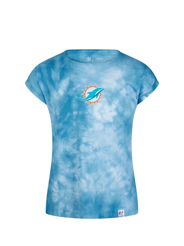 

Футболка Re:Covered T-Shirt NFL Dolphins, цвет Aqua Tie-Dye
