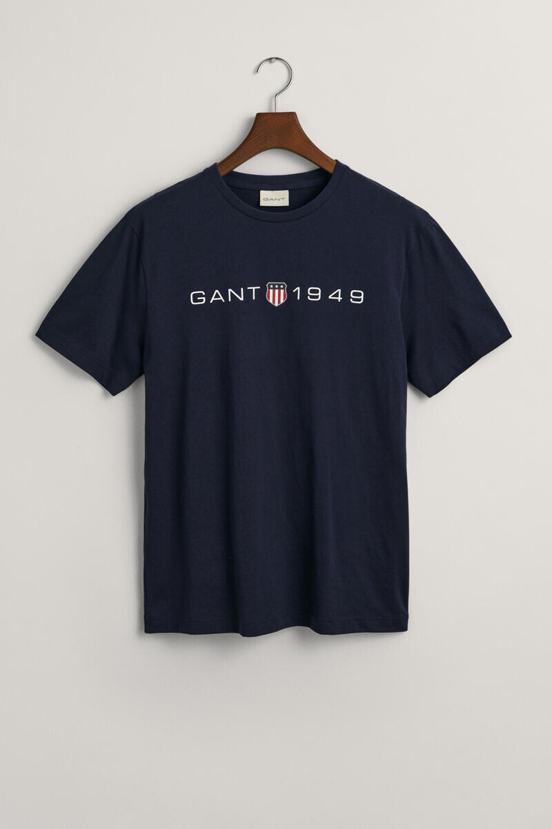 

Футболка Gant, темно-синий