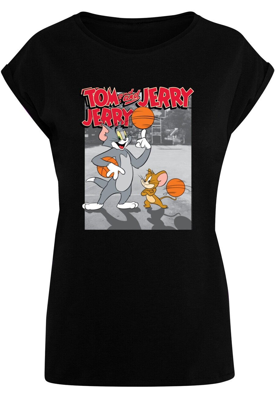 

Футболка ABSOLUTE CULT Shirt Tom And Jerry - Basketball Buddies, черный