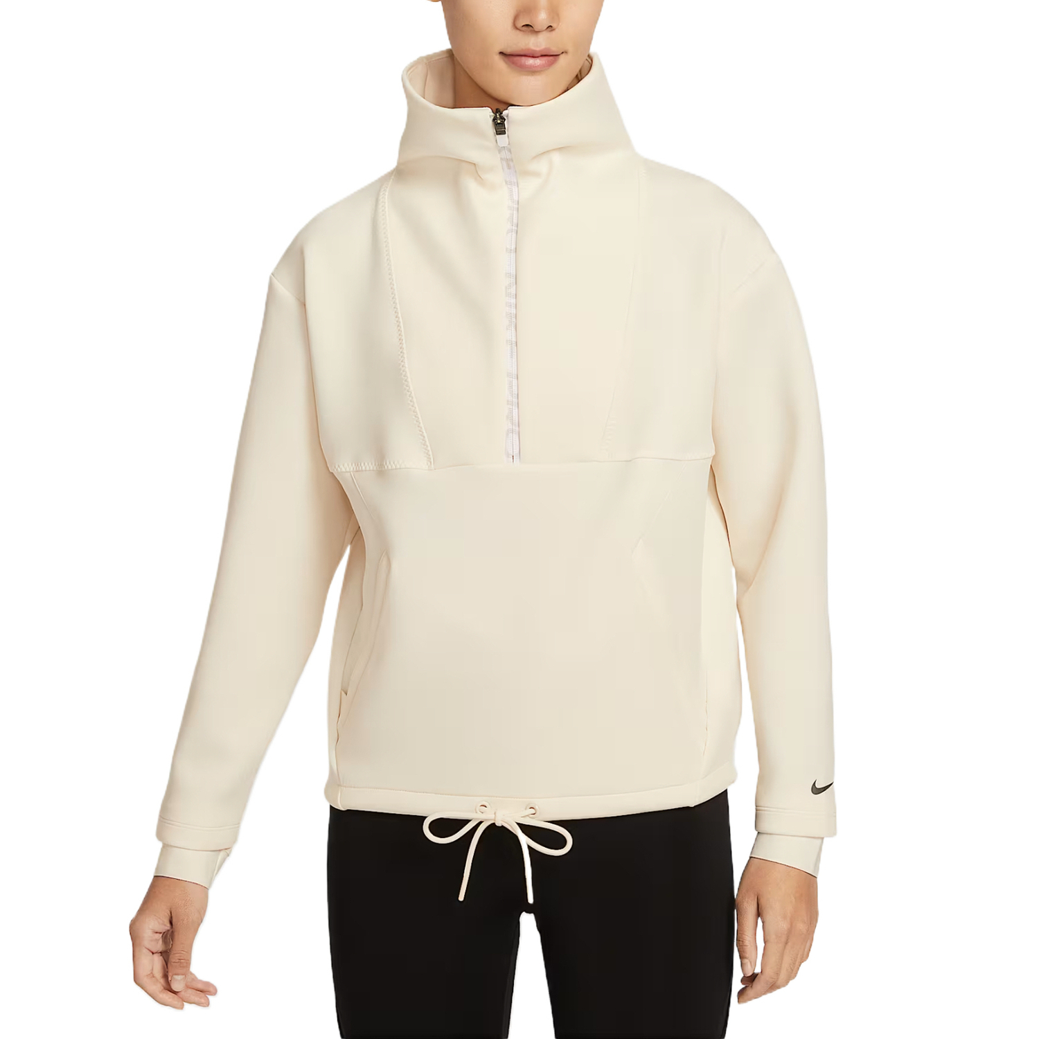 

Nike Pro Sweatshirts Женская водолазка светло-слоновой кости белый Moderate Others