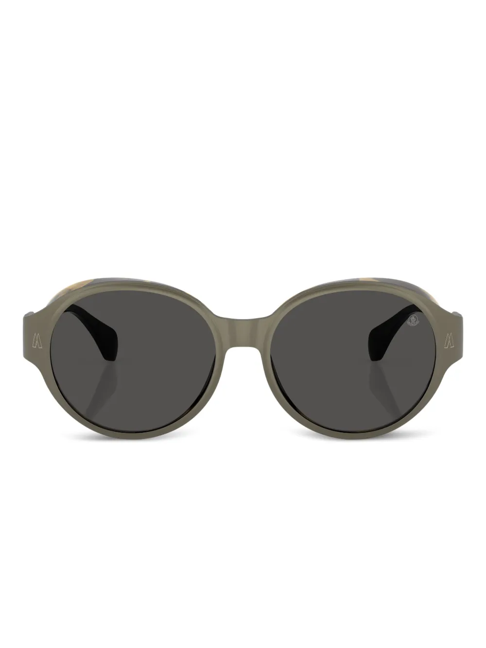 

Солнцезащитные очки в круглой оправе Moncler Eyewear, зеленый