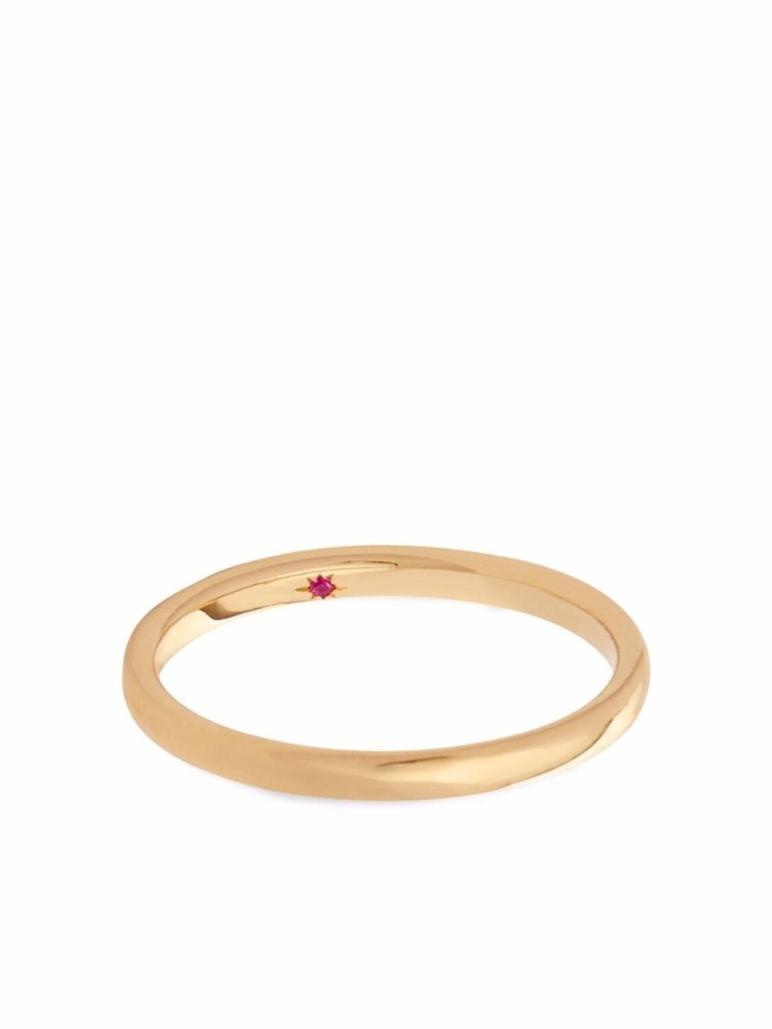 

Обручальное кольцо из желтого золота с рубином Annoushka, золотой