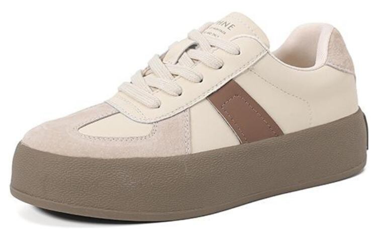 

Кеды DAPHNE Skateboard Shoes Women's Low-Top, бежевый