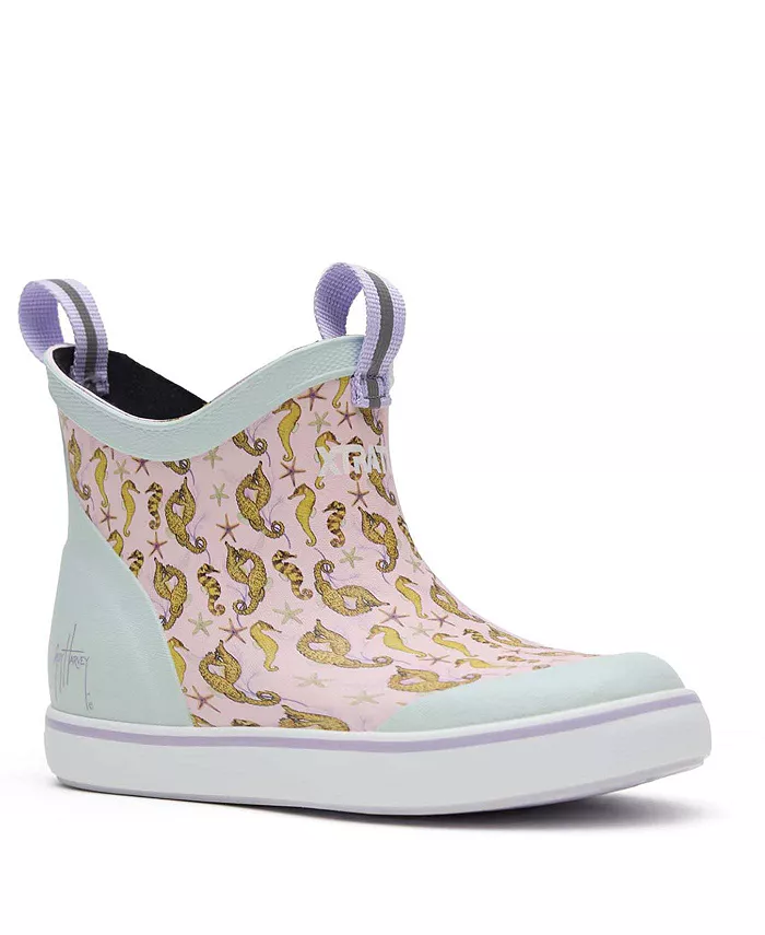 

Детские ботинки на шнуровке Guy Harvey Xtratuf, розовый