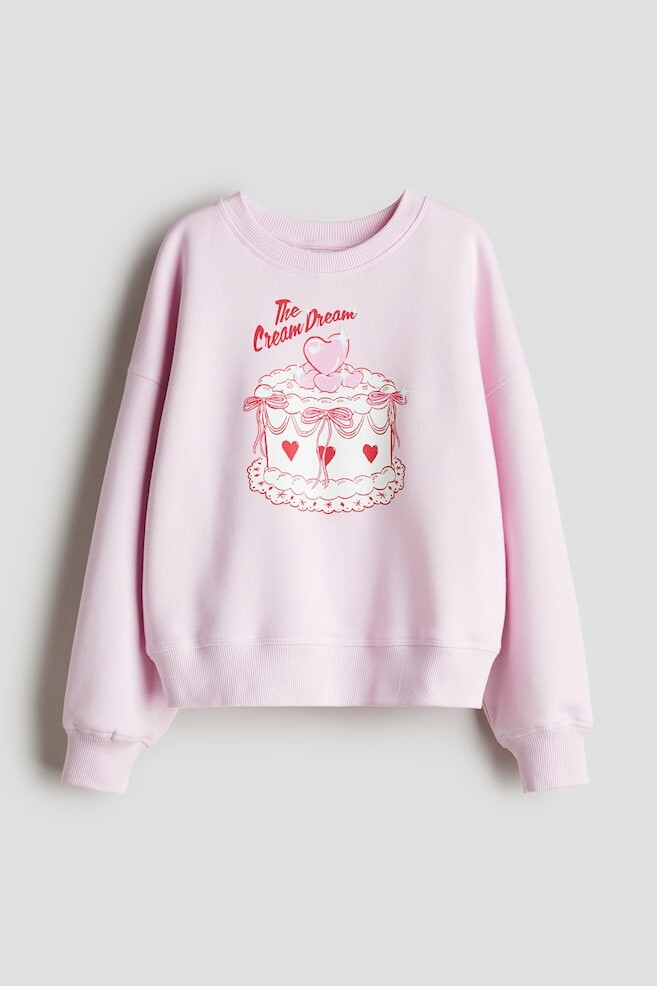 

Толстовка с мотивом H&M, розовый
