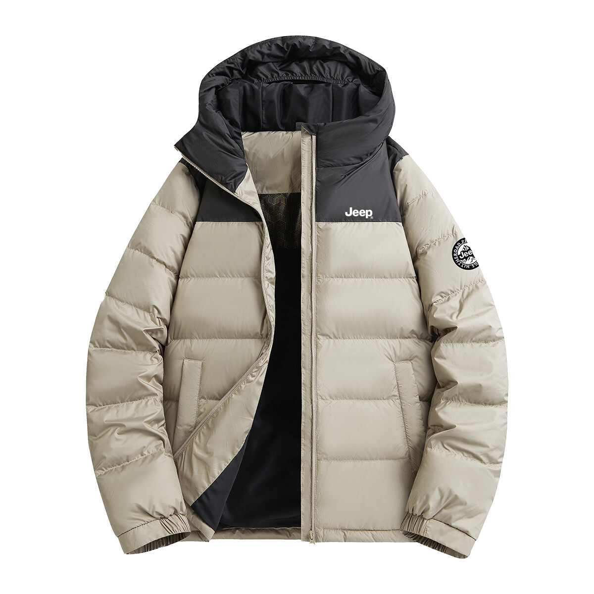 

Пуховик унисекс Jeep, цвет Gray Khaki
