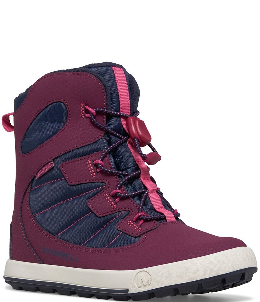 

Кожаные ботинки Merrell Girls' Snow Bank 4 (для малышей), синий