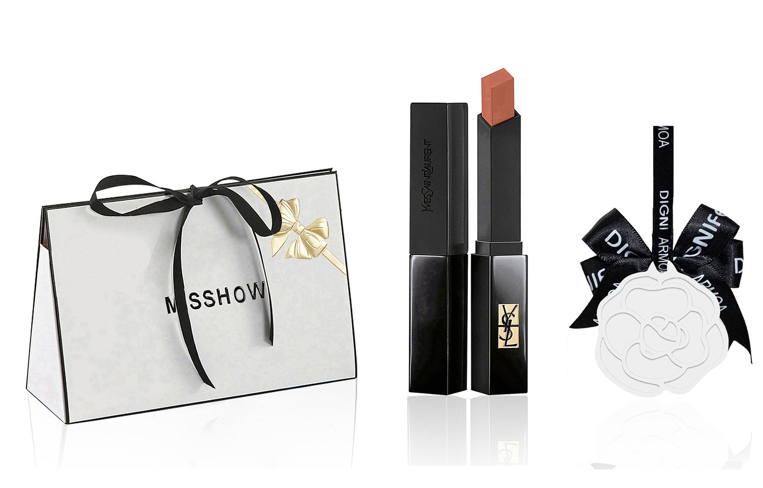 

SAINT LAURENT Черный тюбик блеск для губ помада Women's