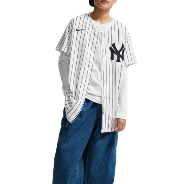 Футболка Nike Kids V-образный вырез Белый