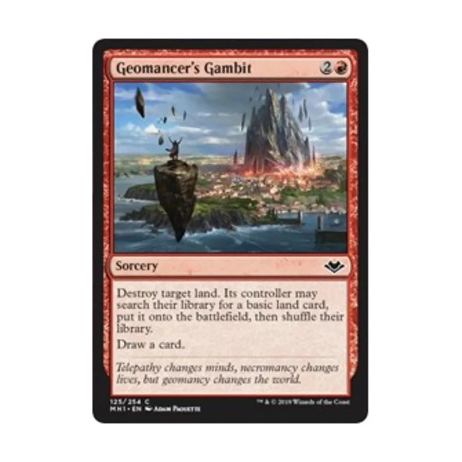 

CCG Гамбит Геоманта (клавиша C), MTG - Modern Horizons