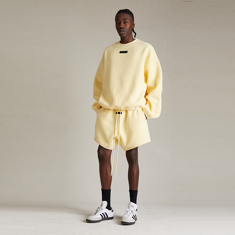 SS24 Толстовка мужская садовая желтая Fear Of God Essentials, желтый — фото 4