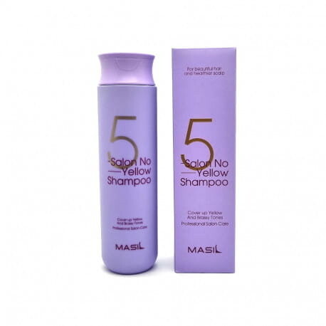 MASIL 5 Salon No Yellow Shampoo, Тонирующий шампунь для осветленных волос, 300мл — фото 4