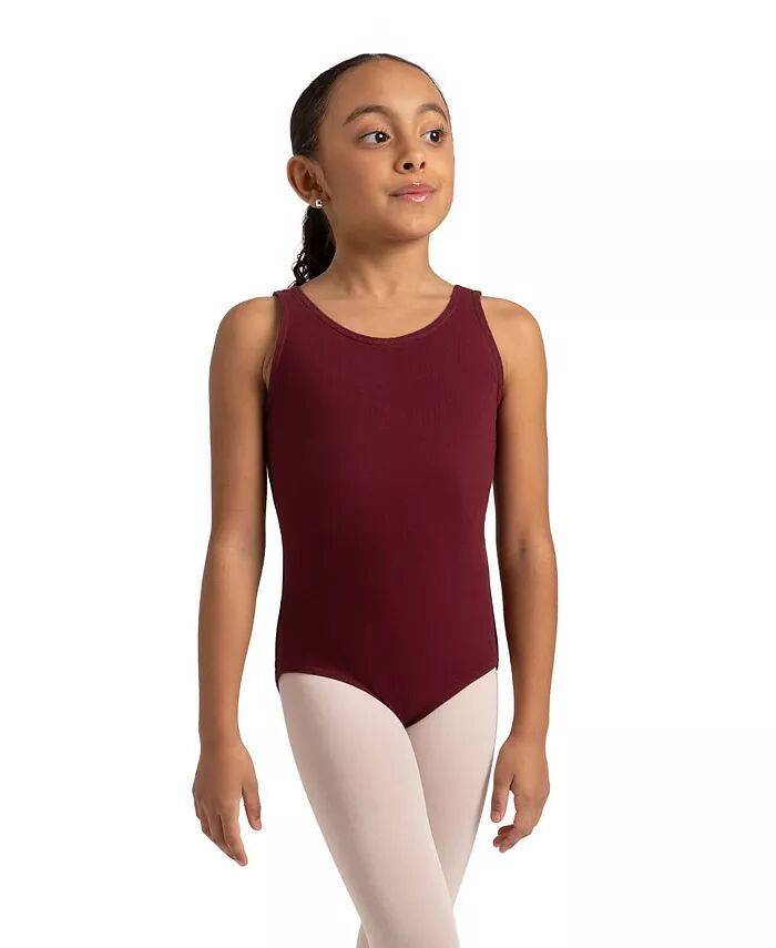 

Купальник-майка с высоким воротом для девочек Capezio, красный