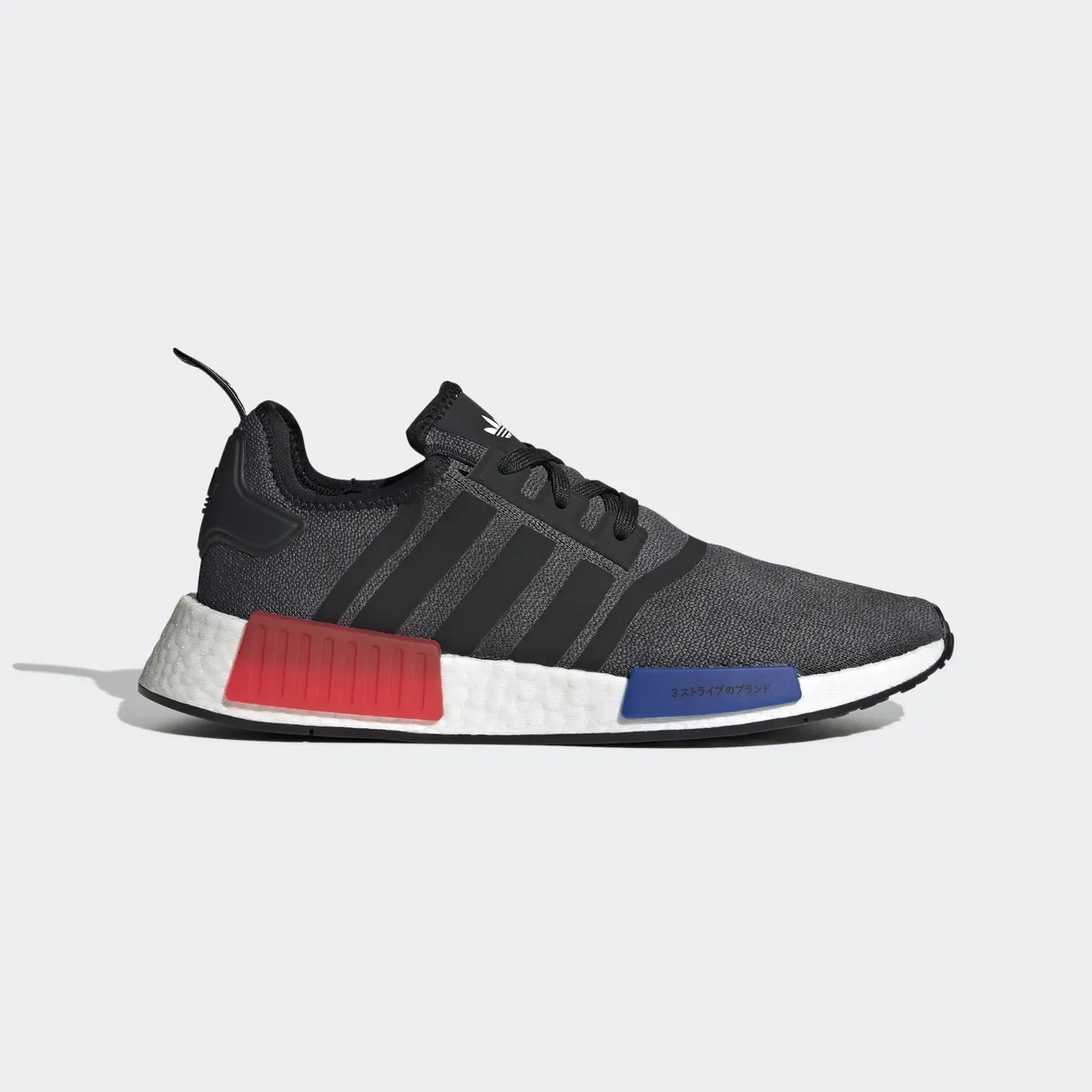 Кроссовки Adidas Originals "NMD_R1", цвет Core Black / Semi Lucid Blue / Glory Red — фото 2