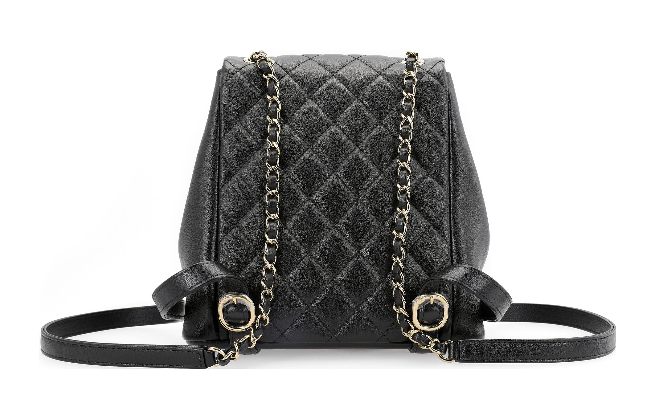 CHANEL Рюкзак Duma Calfskin Medium Women's Black — фото 4