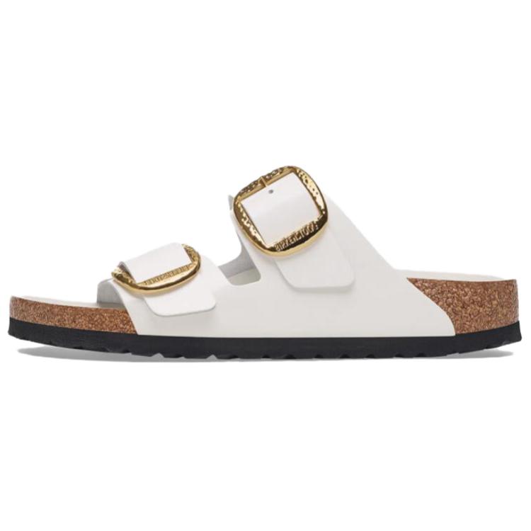 Birkenstock Тапочки-слайды женские, узкие, белые, износостойкие