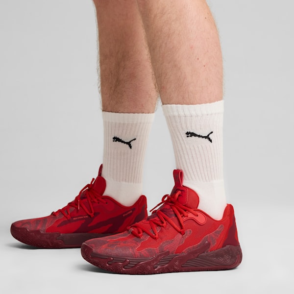 Мужские баскетбольные кроссовки Puma X Lamelo Ball Mb.03 Lo Team, красный — фото 2
