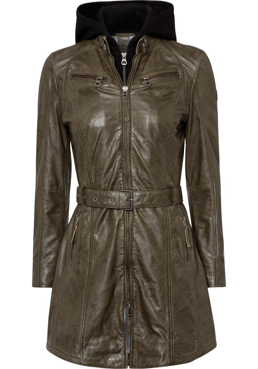

Кожаная куртка Gipsy by Mauritius Between-Season Jacket, оливковый